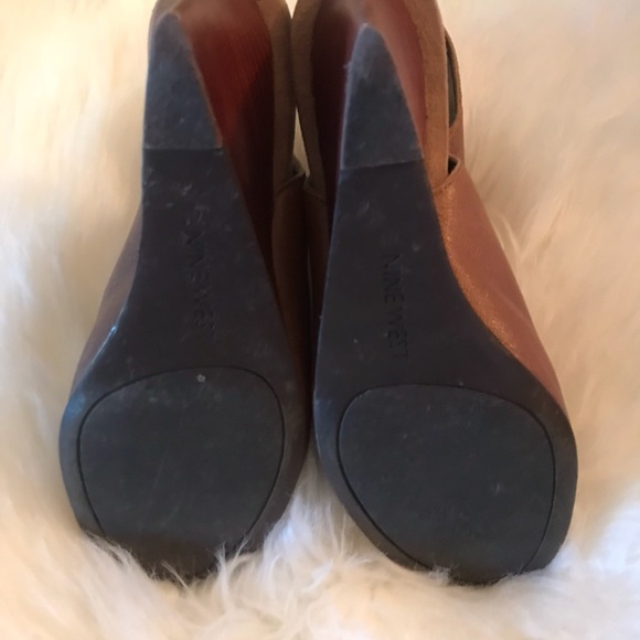 Nine West leather open toe bootie - Picture 4 of 6